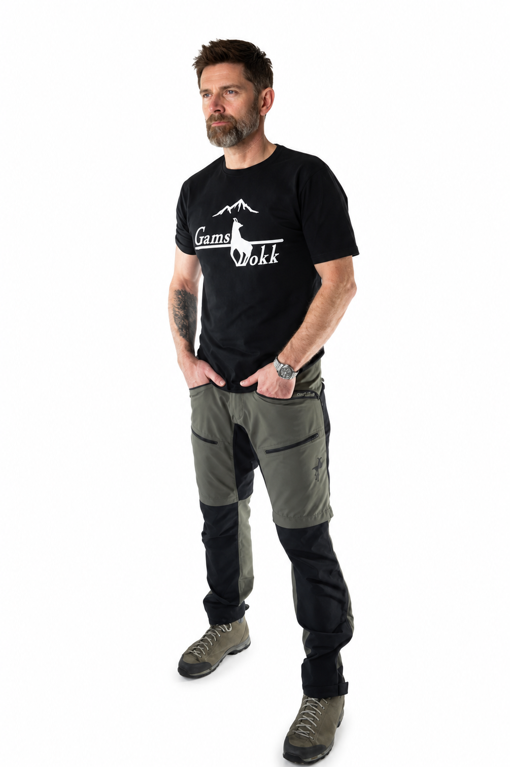Trekkinghose ALPHA XTRM Zipp-Off Trekkinghose Herren robust – Outdoor & Bushcraft Alpha XTRM Zipp-Off| Gamsbokk