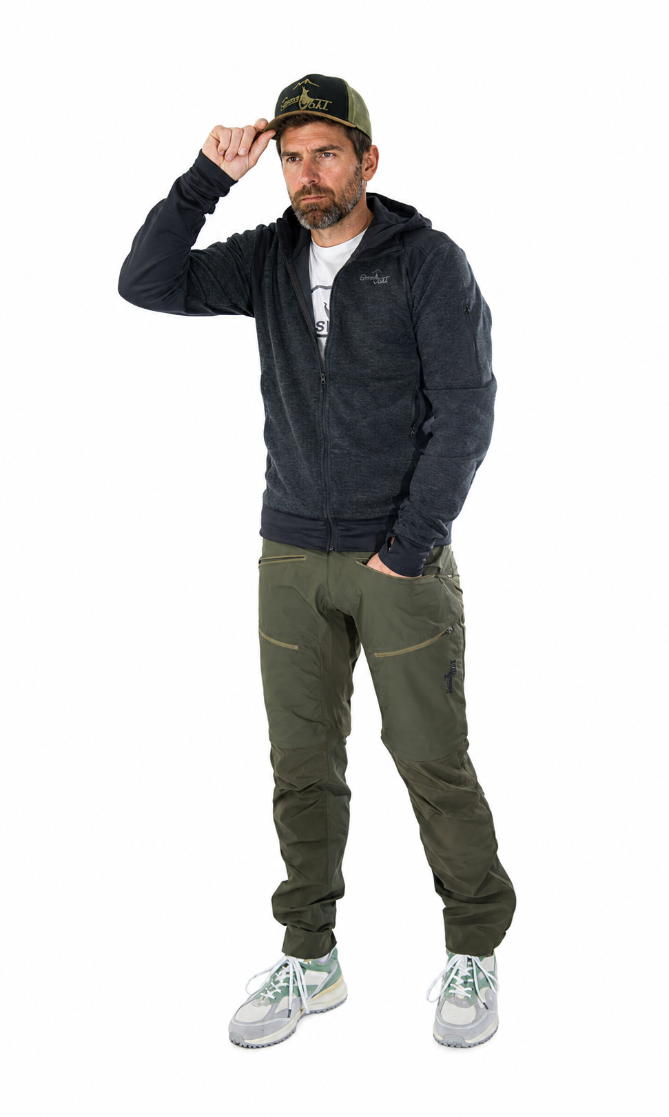 Alpha Fleece Jacke -Fleecejacke Herren Midlayer – Alpha Fleece Jacket Outdoor | Gamsbokk
