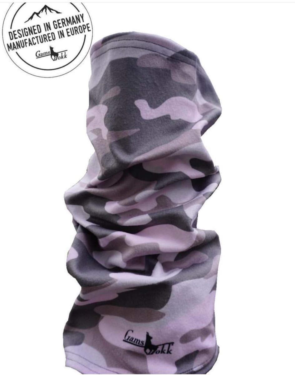 Multifunktionstuch Fleece Camouflage Rose